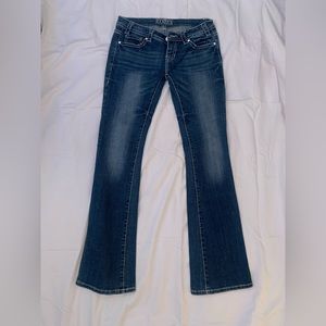 Rock and roll cow girl denim jeans